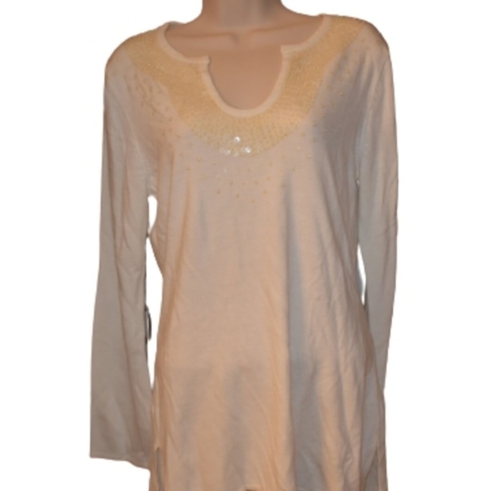 Mercer Street Studio Beaded Sequin Soft Sweater‎ M